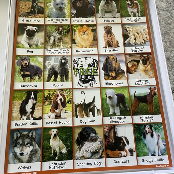 Lucy Hammett Dog Bingo Game - Picture 3 of 4